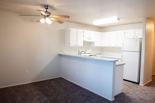 Kitchen Unit at Wingsong Manor Apartments, Oregon