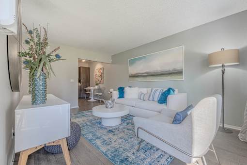 living room with couch