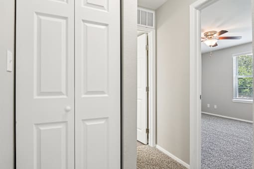 Laundry and Hall at Abbey Glenn Apartments, Waco, TX, 76706
