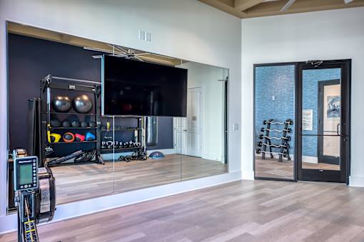 Workout studio.
