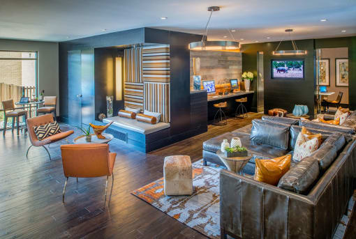 Clubhouse With Multiple Workspaces at Mira Upper Rock, Rockville, Maryland