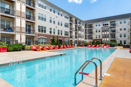 Pool View at Aspire Apollo, Camp Springs Maryland