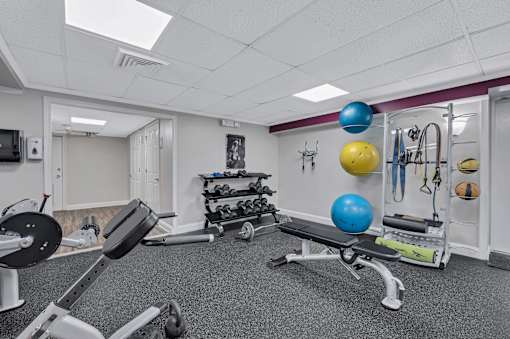 Modern Gym at Falkland Chase, Silver Spring, Maryland