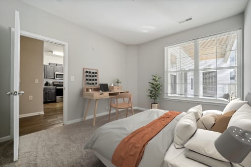 Gorgeous Bedroom at MetroPlace at Town Center, Maryland