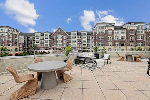 Open Patio at Midtown at Camp Springs, Maryland