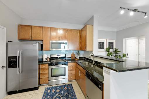 Equipped Kitchen at Midtown at Camp Springs, Camp Springs, Maryland