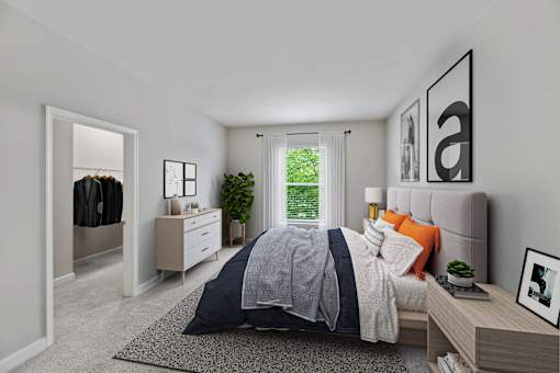 Modern Bedroom at Midtown at Camp Springs, Maryland, 20746