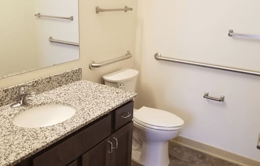 The Madisonian, Senior Housing in Madison WI. Affordable one bedroom apartments, two bedroom apartments and three bedroom townhomes. New building. No smoking. Managed by Wisconsin Management Company