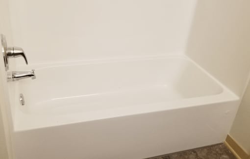 Two-bedroom apartments include bathtubs
