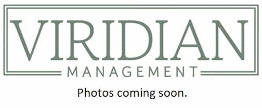 A logo for Viridian Management is displayed with a note that photos are coming soon.