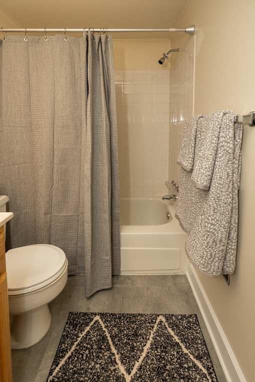 Bathroom with toilet at The Brittany Apartments, Maryland