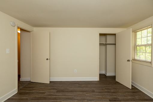 A room with a door and a window at The Orchards at Severn Townhomes*, Severn, MD 21144