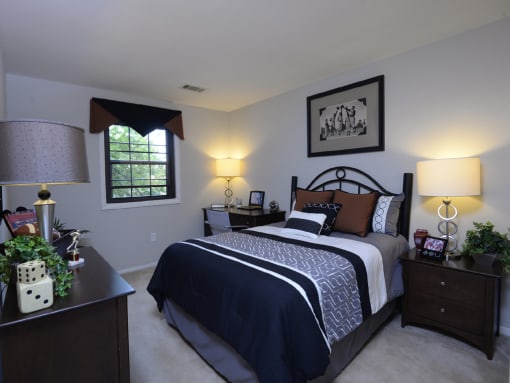 Second bedroom with natural light at Liberty Gardens Apartments, Baltimore Maryland