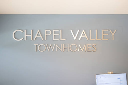 Signage at Chapel Valley Townhomes, Maryland, 21236