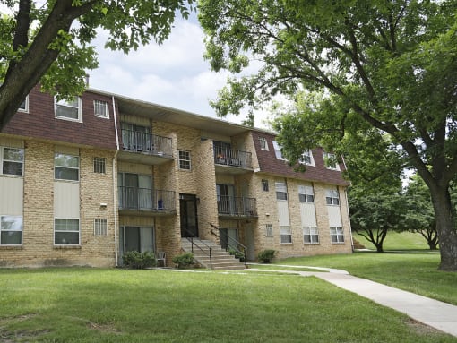 front exterior  at Village of Pine Run Apartments & Townhomes*, Baltimore, 21244