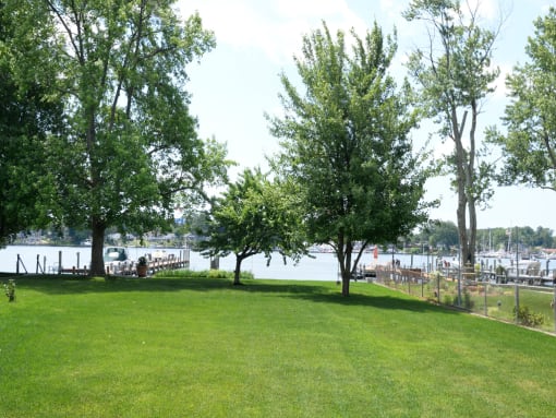 Property exterior on the water at Kingston Townhomes, Baltimore