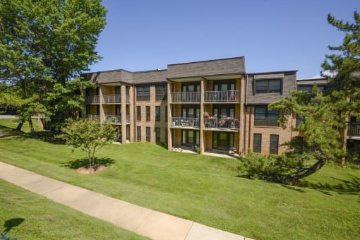 Back facade exterior at Charlesgate Apartments, Towson, MD