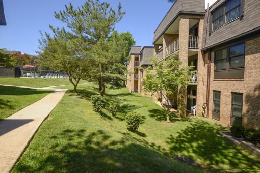 Exterior back at Charlesgate Apartments, Towson, 21204