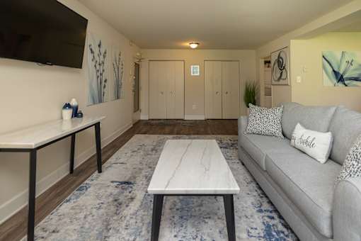 Large Living Area at Deer Park Apartments, Randallstown Maryland