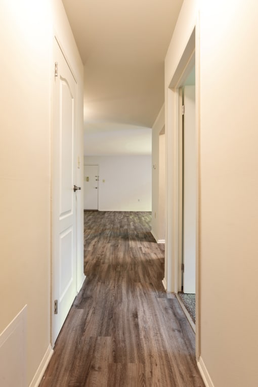 Renovated Hallway at Seminary Roundtop Apartments, Lutherville, Maryland, 21093