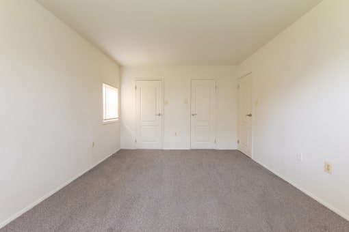 Empty Bedroom at Seminary Roundtop Apartments, Lutherville, MD, 21093