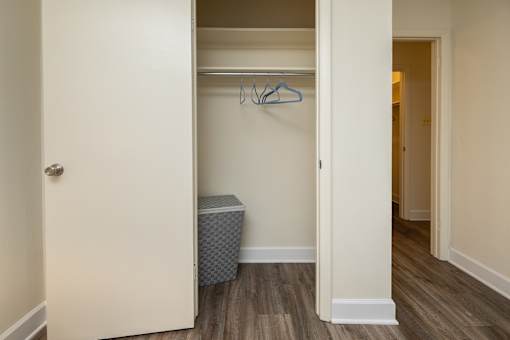 Second bedroom closet at Village of Pine Run Apartments & Townhomes*, Maryland, 21244