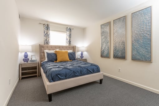Large master bedroom with a lot of closet space at Lawyers Hill Apartments at Lawyers Hill Apartments, Elkridge, MD
