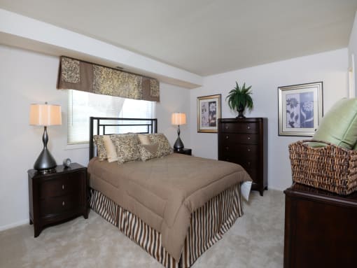 Rockdale Gardens Apartment master bedroom at Rockdale Gardens Apartments*, Baltimore, MD, 21244