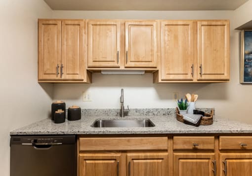 Renovated kitchens at Ivy Hall Apartments*, Towson, MD 21204