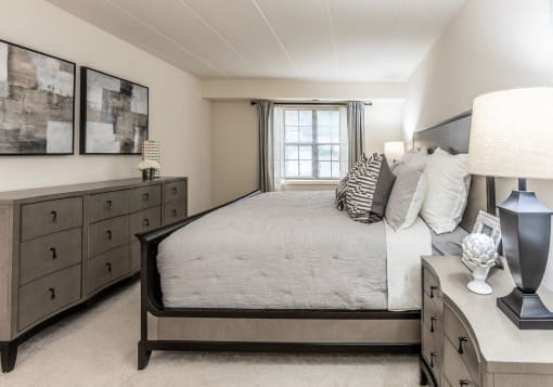 Massive master bedroom with extra large closet and on suite bathroom at Ivy Hall Apartments*, Towson