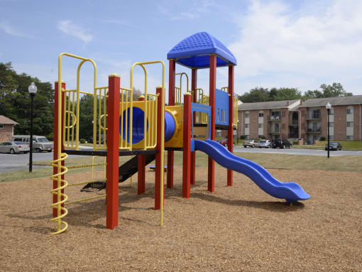 New Liberty Gardens playground at Liberty Gardens Apartments, Baltimore Maryland