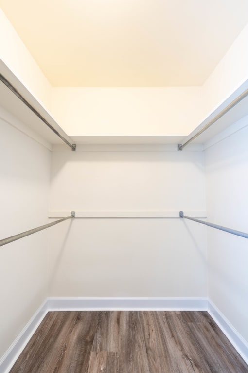 a walk in closet at Seminary Roundtop Apartments, Lutherville, Maryland, 21093