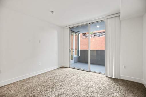 Bedroom With Patio Access
