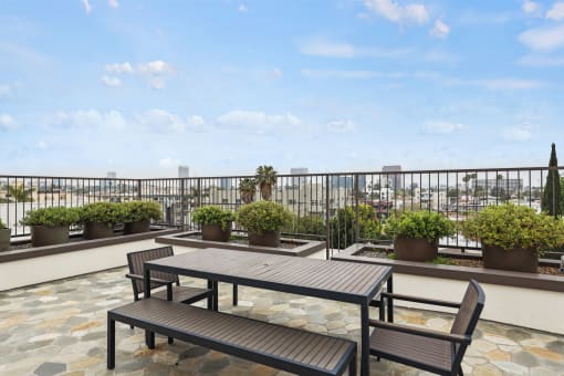Rooftop Terrace with Seating Area