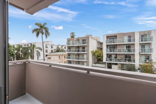 Patio View from an Upper Level Apartment