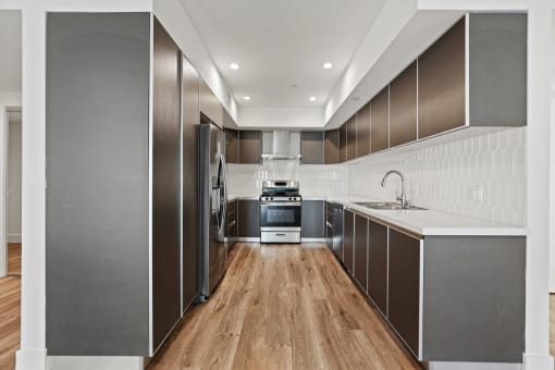 Kitchen with Ample Cabinet Storage