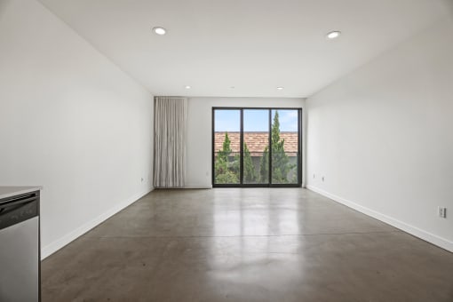 Spacious Living Room with Balcony