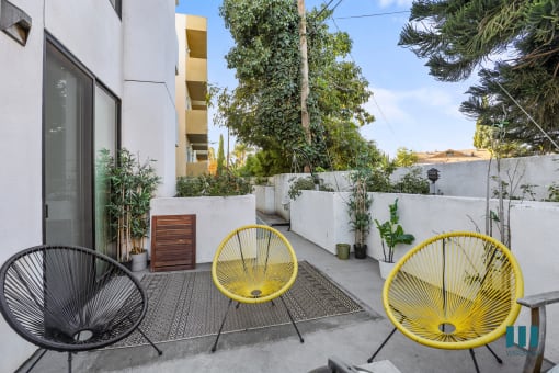 Large-Size Patio with Seating Area