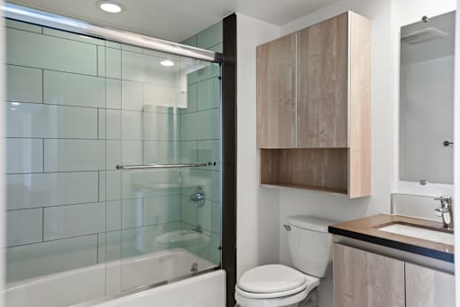 Bathroom With Full-Size Bathtub
