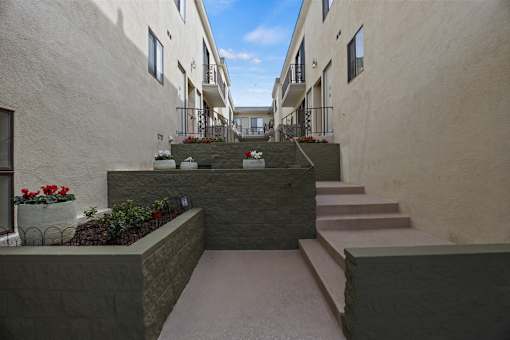 Back Courtyard View of Gorham Air
