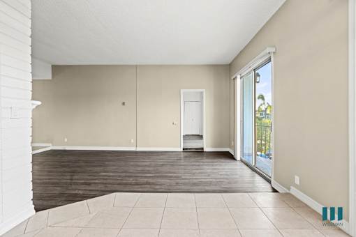 Open-Concept Dining and Living Room Space