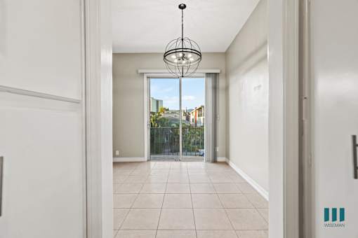 Dining Room with Balcony