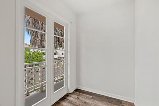 Bedroom with Large-Size Windows and Lots of Natural Light