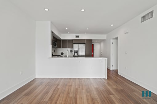 Dining Room and Kitchen with Countertop Bar