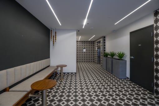 Lobby and Elevator of Barry Diamond by Wiseman