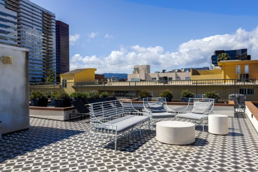 City Views from the Rooftop Terrace of Barry Diamond by Wiseman