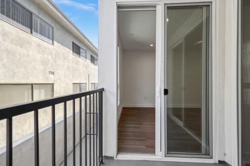Patio with Glass Double Doors