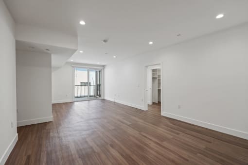 Dining and Living Room with Patio