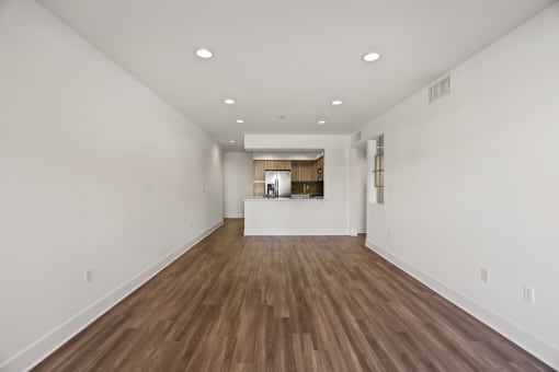 Open-Concept Living Room, Dining, Kitchen