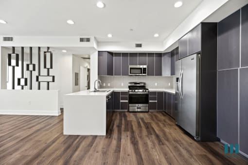 Kitchen and Dining Area with Cabinet Storage